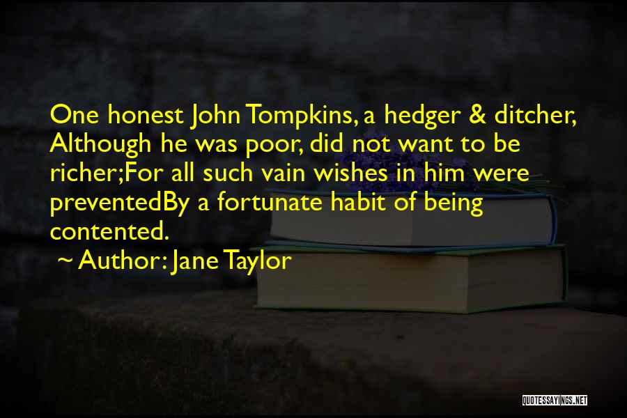 Contented Quotes By Jane Taylor