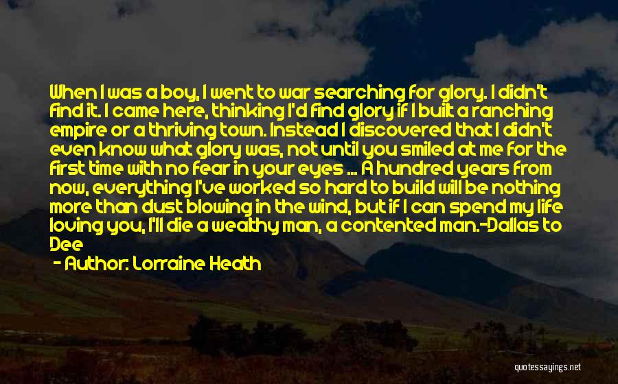 Contented Quotes By Lorraine Heath