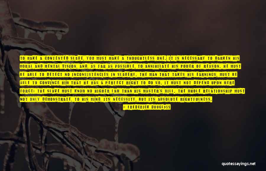 Contented Relationship Quotes By Frederick Douglass Contented Relationship Quotes By Frederick Douglass
