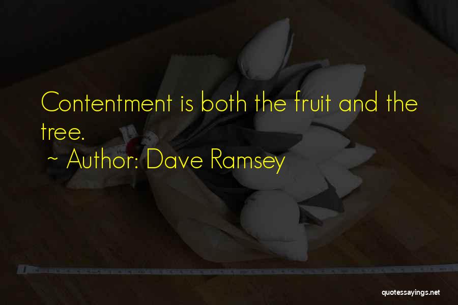 Contentment And Quotes By Dave Ramsey