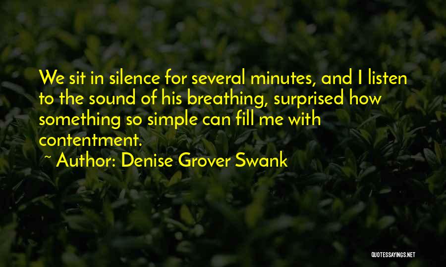 Contentment And Quotes By Denise Grover Swank