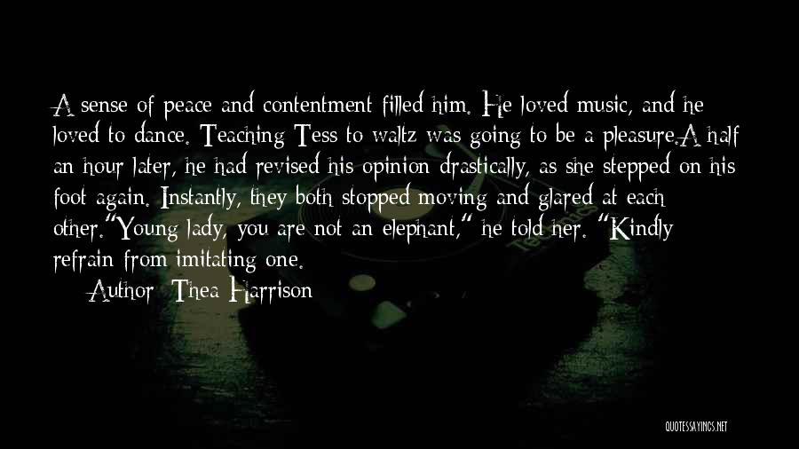 Contentment And Quotes By Thea Harrison