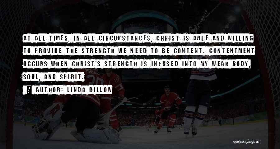 Contentment In Christ Quotes By Linda Dillow