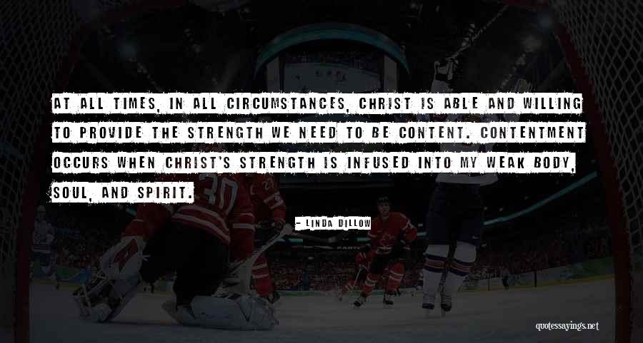 Contentment In Christ Quotes By Linda Dillow Contentment In Christ Quotes By Linda Dillow