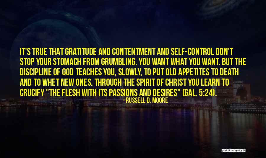 Contentment In Christ Quotes By Russell D. Moore Contentment In Christ Quotes By Russell D. Moore