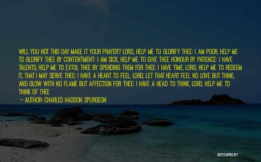 Contentment In Love Life Quotes By Charles Haddon Spurgeon