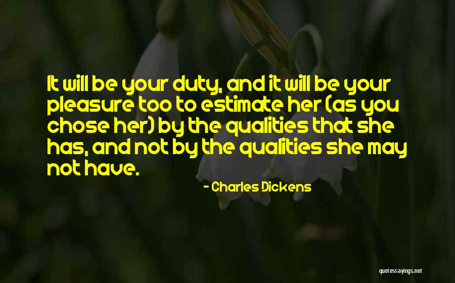 Contentment In Marriage Quotes By Charles Dickens