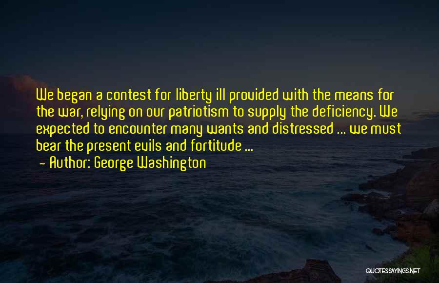 Contest Quotes By George Washington