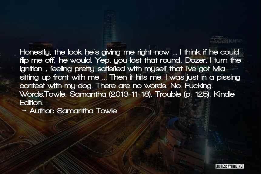 Contest Quotes By Samantha Towle