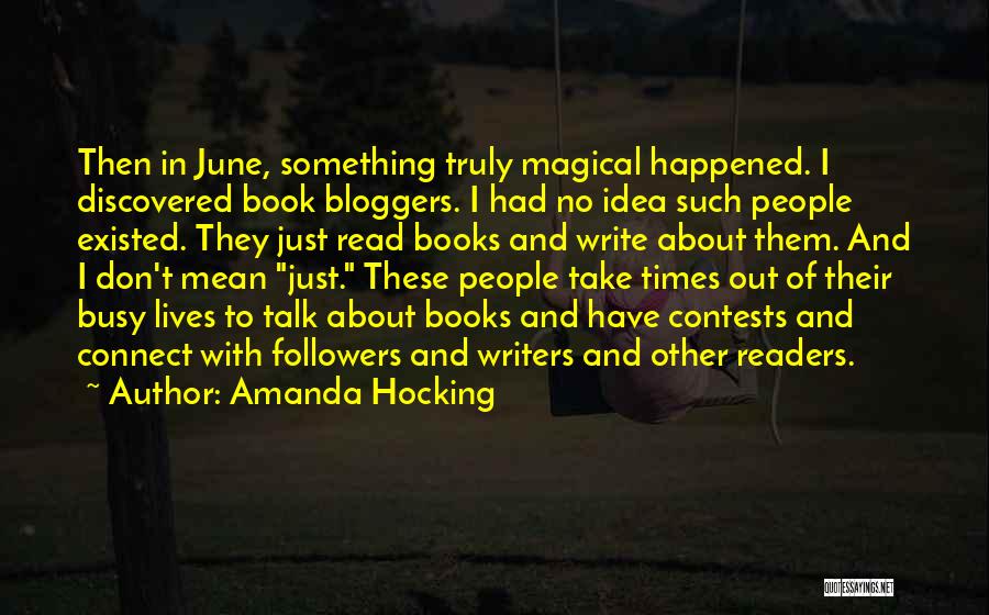 Contests Quotes By Amanda Hocking