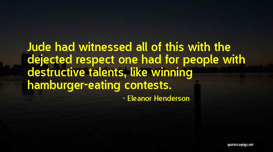 Contests Quotes By Eleanor Henderson