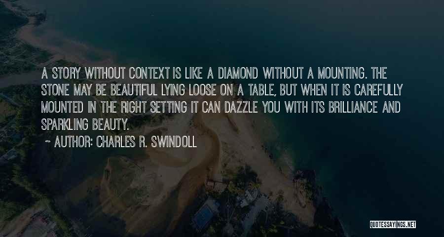 Context And Setting Quotes By Charles R. Swindoll