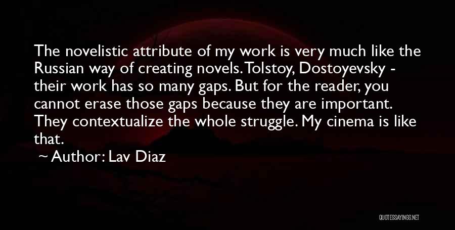 Contextualize Quotes By Lav Diaz