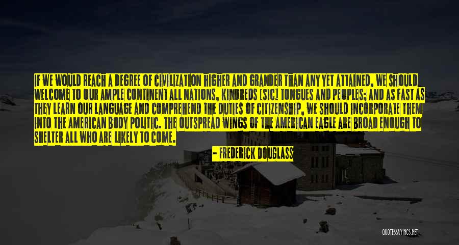 Continent Quotes By Frederick Douglass Continent Quotes By Frederick Douglass