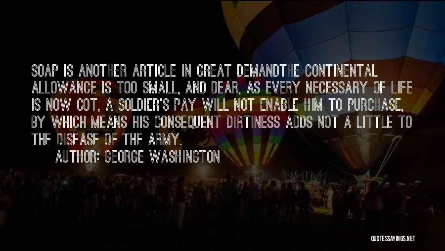 Continental Quotes By George Washington