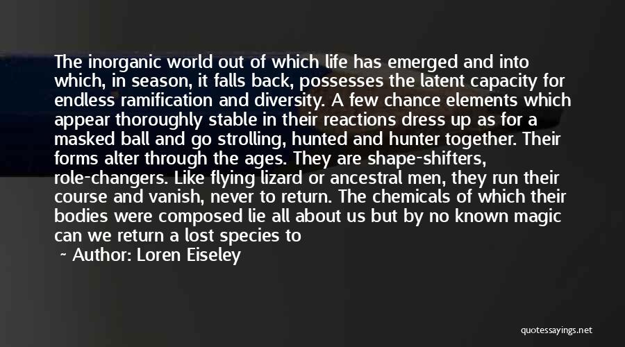 Contingencies Quotes By Loren Eiseley