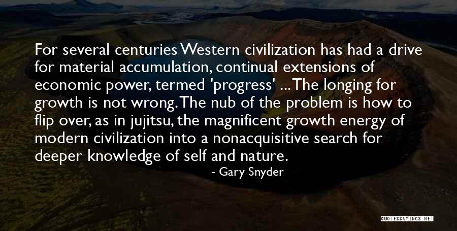 Continual Progress Quotes By Gary Snyder