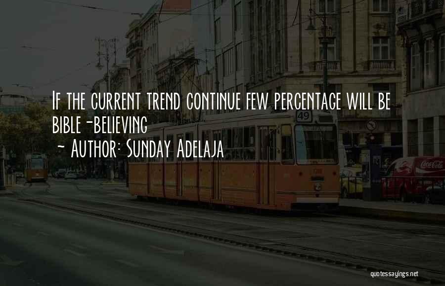 Continue Believing Quotes By Sunday Adelaja
