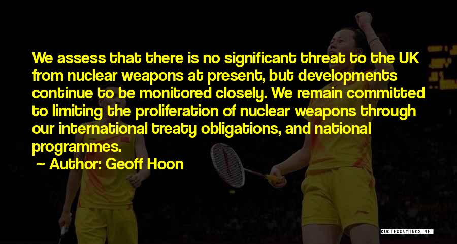 Continue Quotes By Geoff Hoon