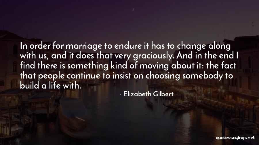 Continue To Build Quotes By Elizabeth Gilbert