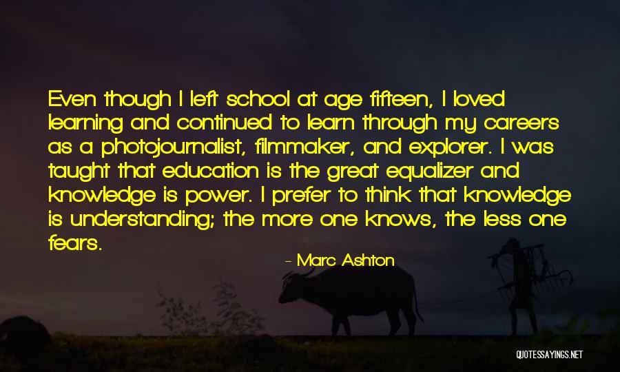Continued Learning Quotes By Marc Ashton Continued Learning Quotes By Marc Ashton