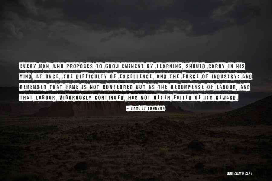 Continued Learning Quotes By Samuel Johnson Continued Learning Quotes By Samuel Johnson