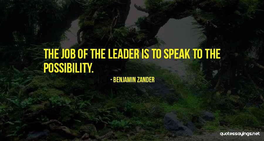 Continuing And Continuous Quotes By Benjamin Zander