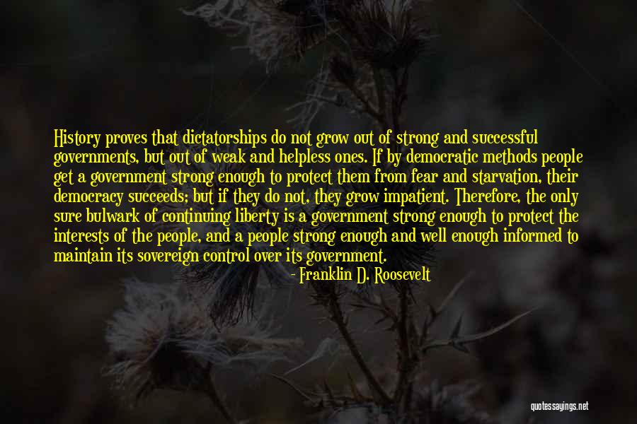 Continuing To Grow Quotes By Franklin D. Roosevelt