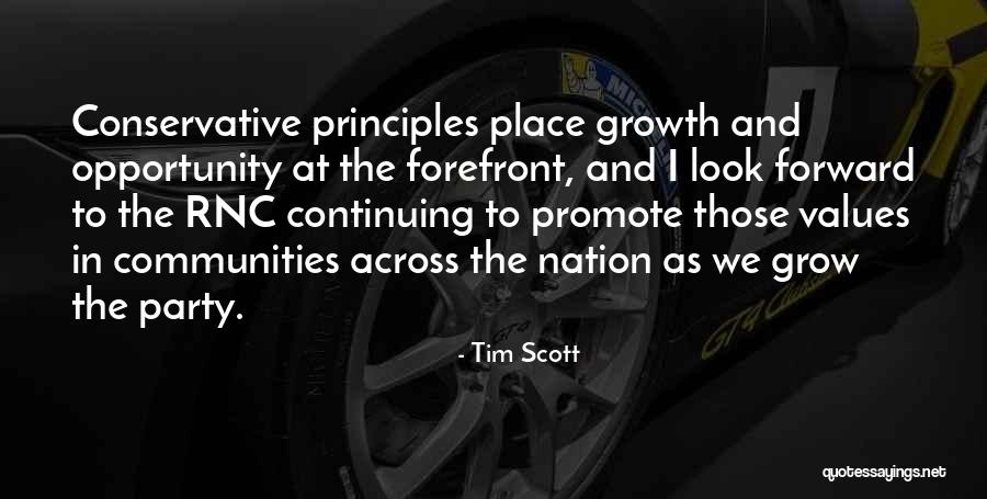 Continuing To Grow Quotes By Tim Scott