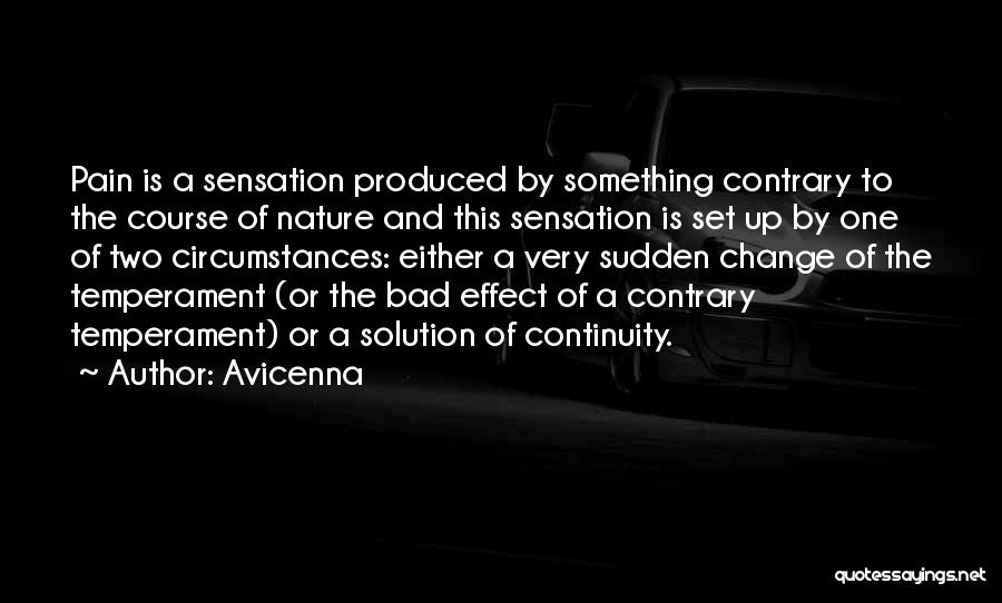 Continuity And Change Quotes By Avicenna