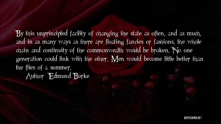 Continuity And Change Quotes By Edmund Burke