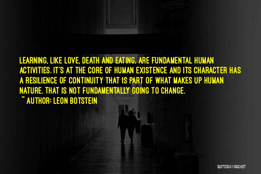 Continuity And Change Quotes By Leon Botstein