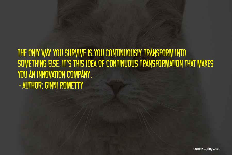 Continuous Innovation Quotes By Ginni Rometty