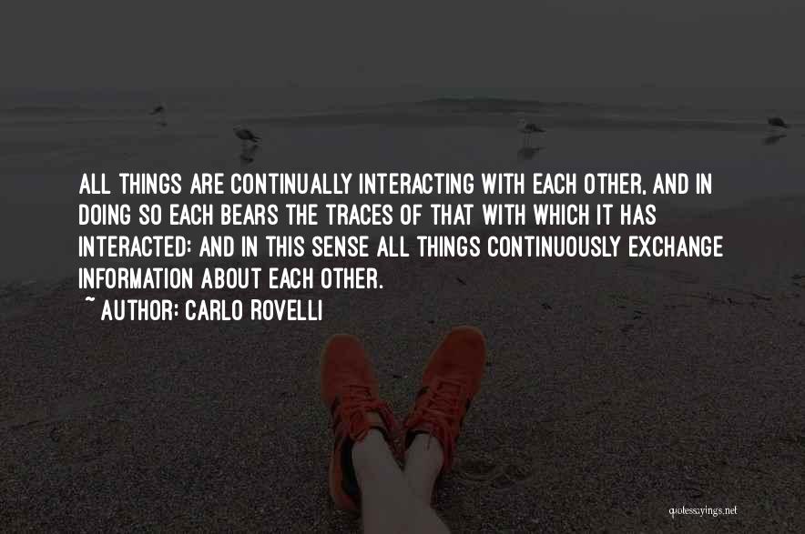 Continuously Quotes By Carlo Rovelli