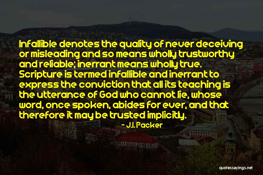 Contornar Sinonimo Quotes By J.I. Packer Contornar Sinonimo Quotes By J.I. Packer