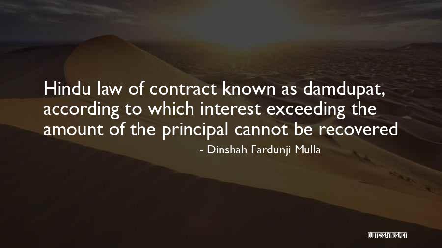 Contract Law Quotes By Dinshah Fardunji Mulla Contract Law Quotes By Dinshah Fardunji Mulla
