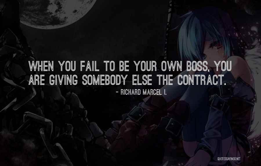 Contract When Quotes By Richard Marcel I. Contract When Quotes By Richard Marcel I.