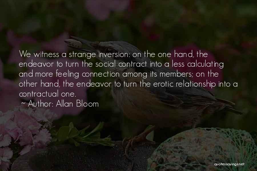 Contractual Quotes By Allan Bloom