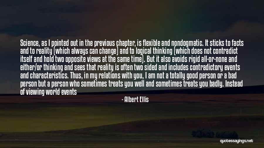 Contradict Quotes By Albert Ellis