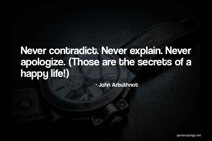 Contradict Quotes By John Arbuthnot