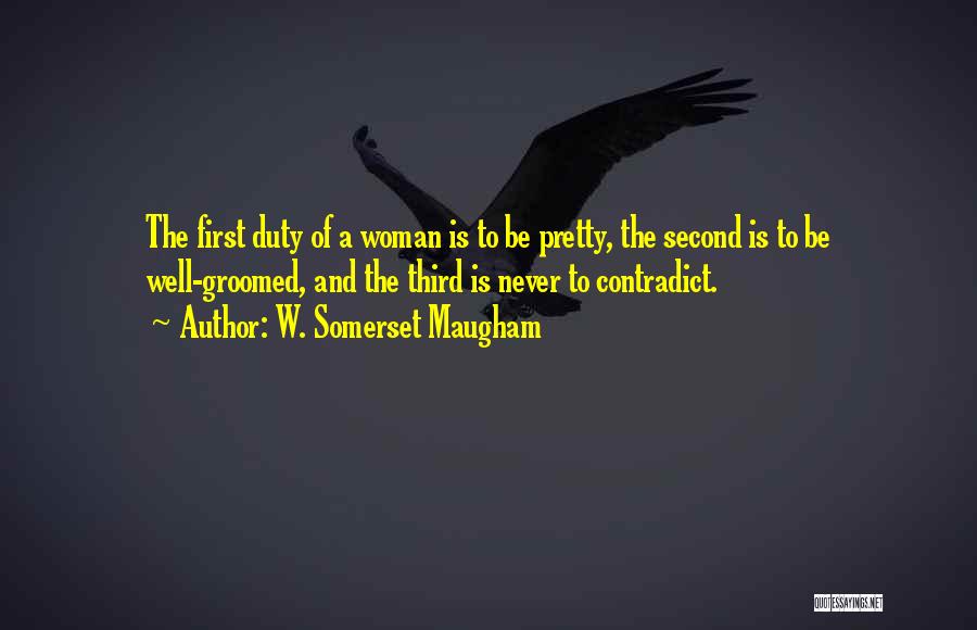 Contradict Quotes By W. Somerset Maugham