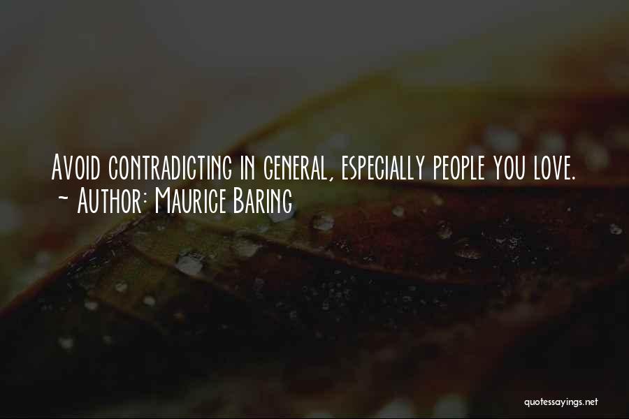 Contradicting Myself Quotes By Maurice Baring