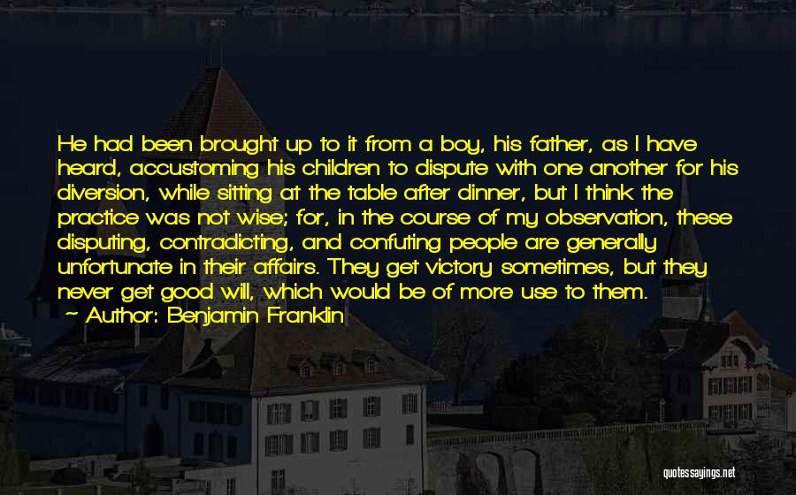 Contradicting Quotes By Benjamin Franklin