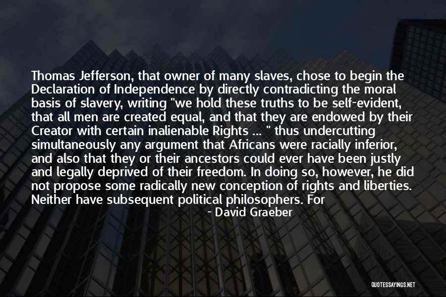 Contradicting Quotes By David Graeber