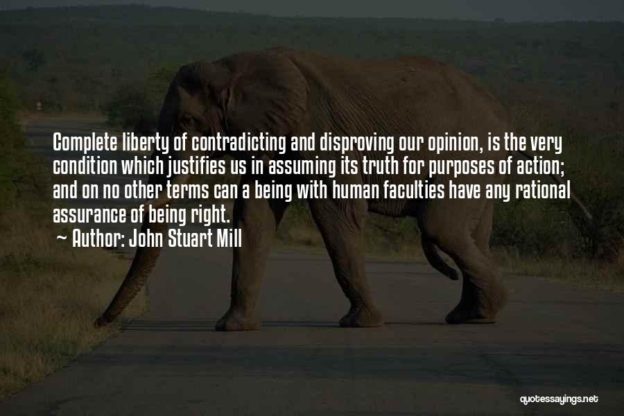 Contradicting Quotes By John Stuart Mill