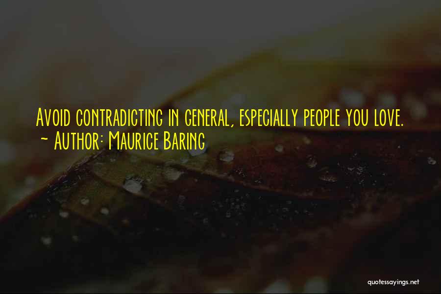 Contradicting Quotes By Maurice Baring