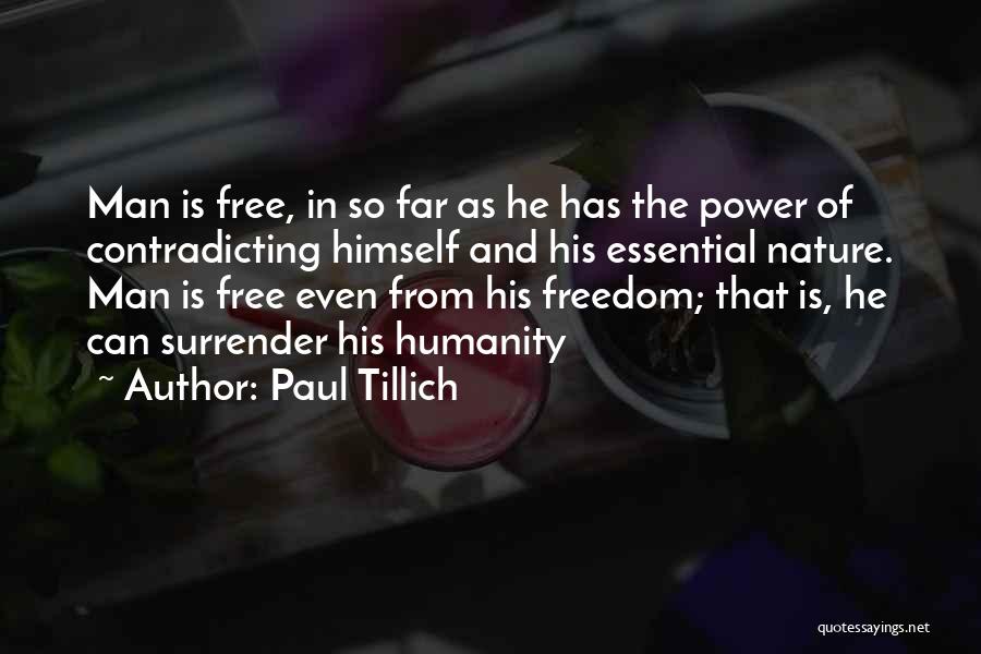 Contradicting Quotes By Paul Tillich