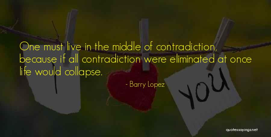 Contradiction In Life Quotes By Barry Lopez Contradiction In Life Quotes By Barry Lopez