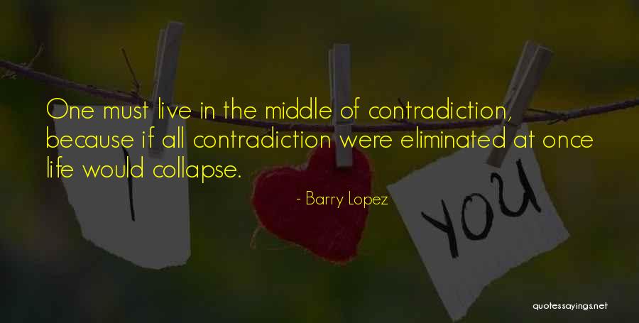 Contradiction In Life Quotes By Barry Lopez