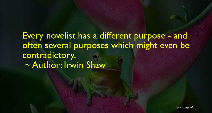 Contradictory Quotes By Irwin Shaw